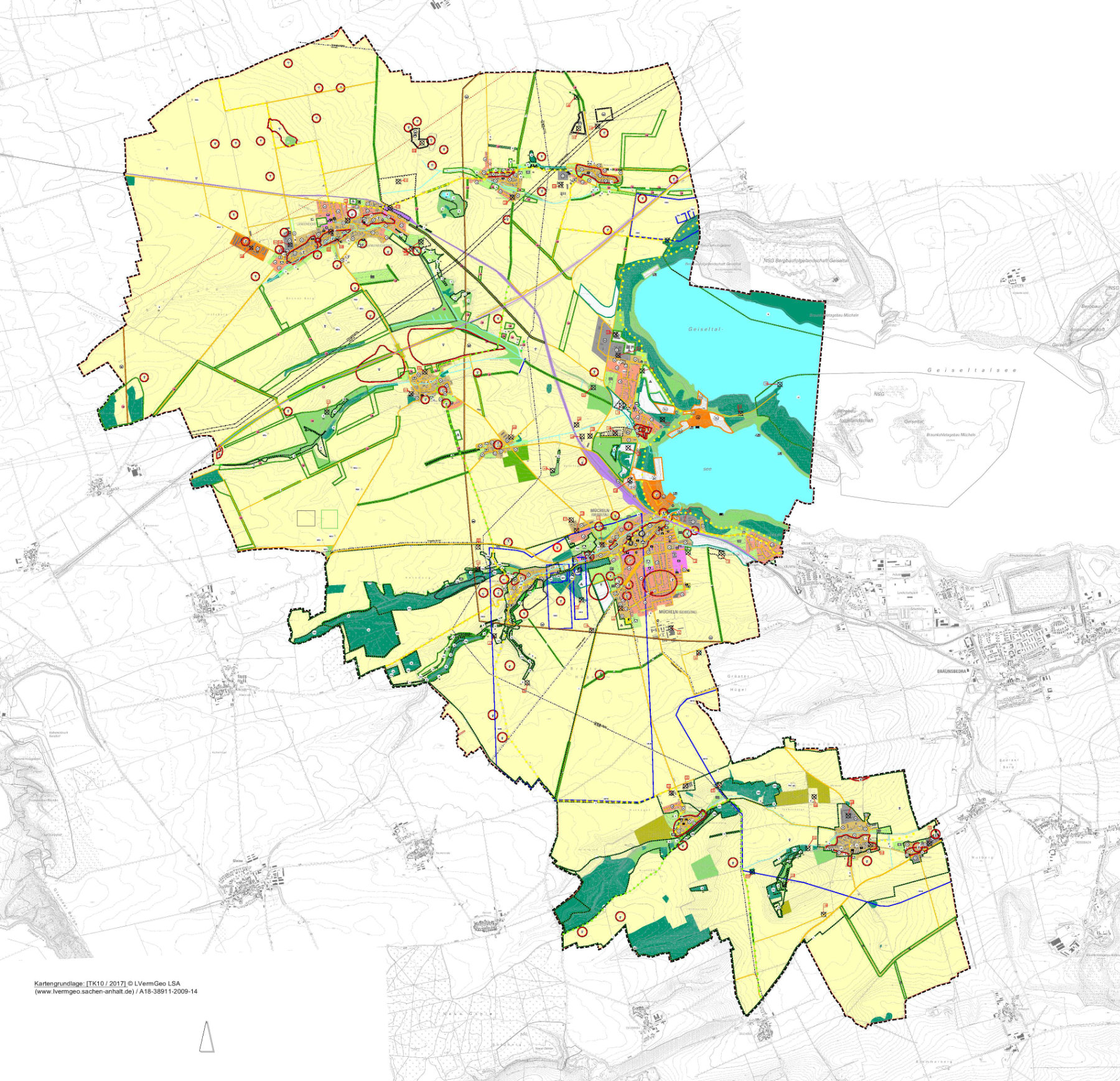 Neuaufstellung des Flächennutzungsplanes der Stadt Sandersdorf-Brehna