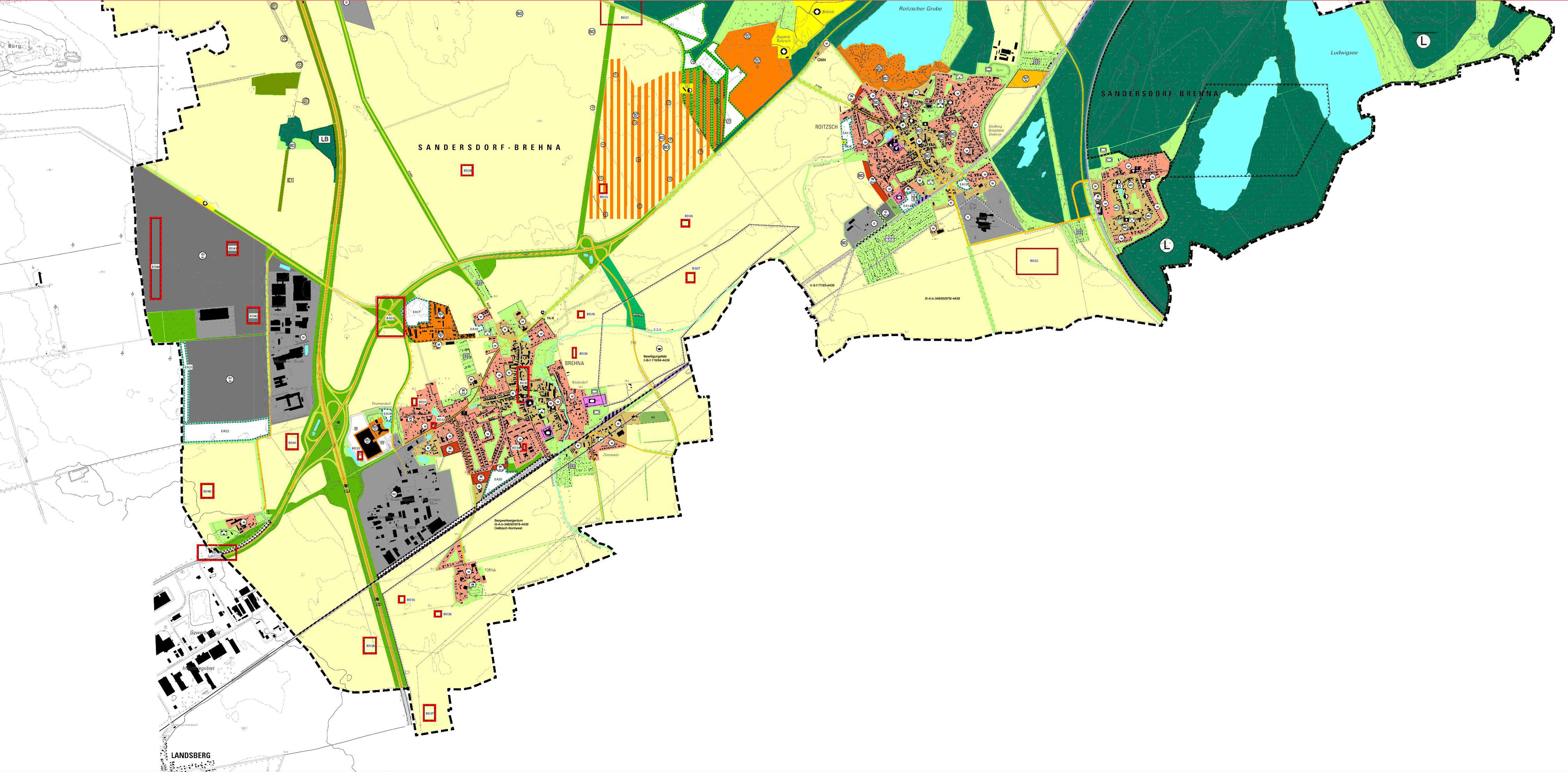 Neuaufstellung des Flächennutzungsplanes der Stadt Sandersdorf-Brehna